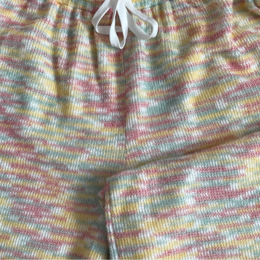 PASTEL KNIT LOUNGE PANTS Size XL